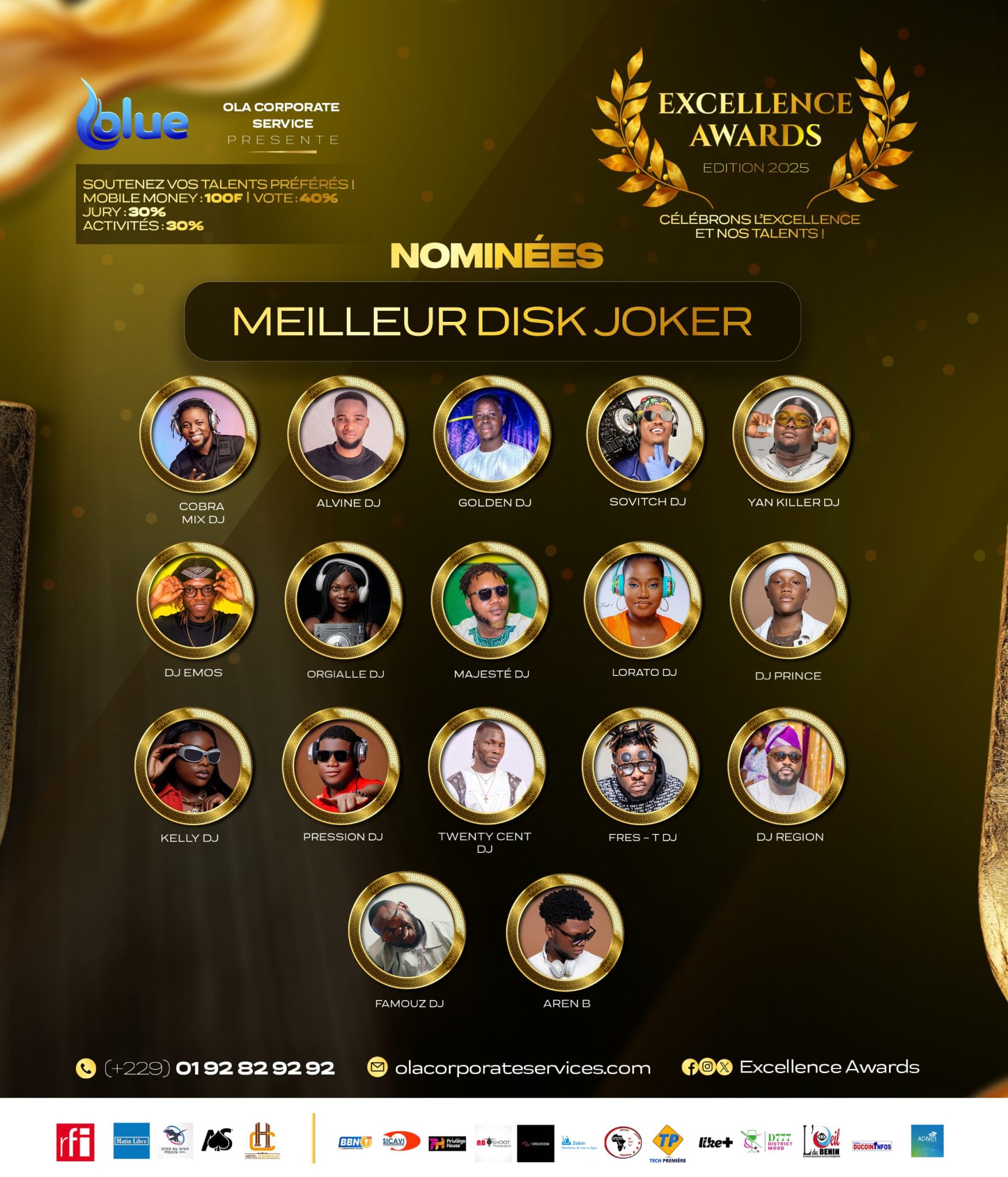 BBN - 4E ÉDITION DE L'« EXCELLENCE AWARD »: Les nominés par catégorie ...